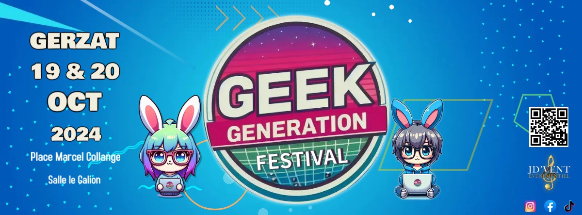 Affiche Geek Génération Festival - Gerzat