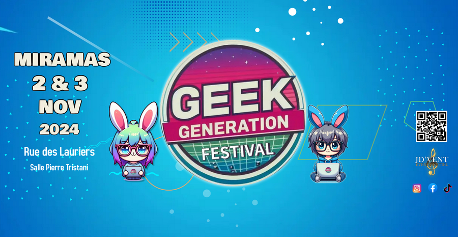 Affiche Geek Génération Festival - Miramas