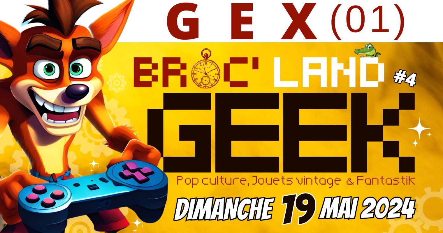 Affiche Broc'Land Geek - Gex 2024