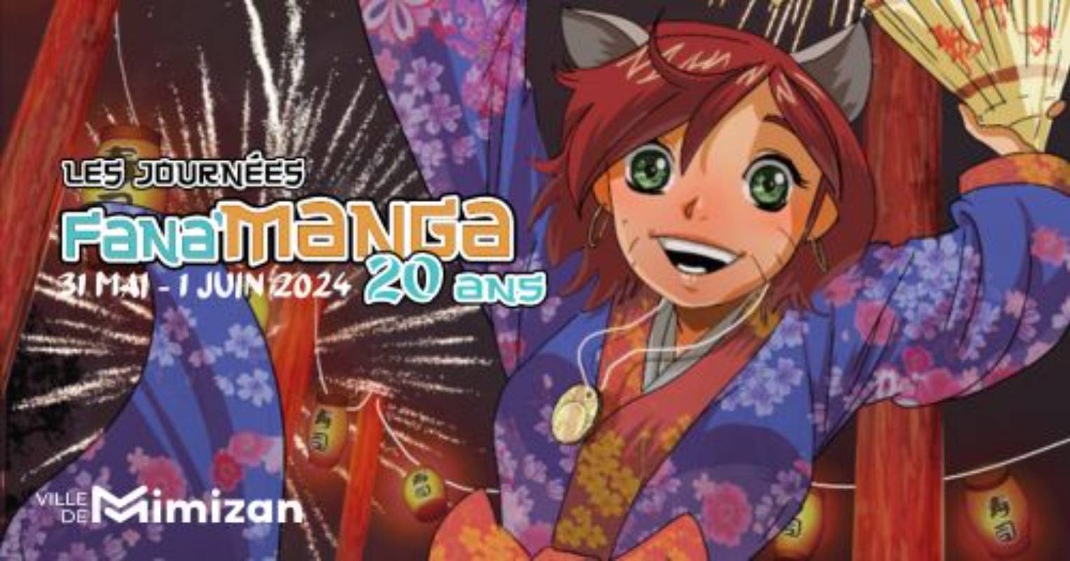 Affiche Les Journées Fana'Manga 2024