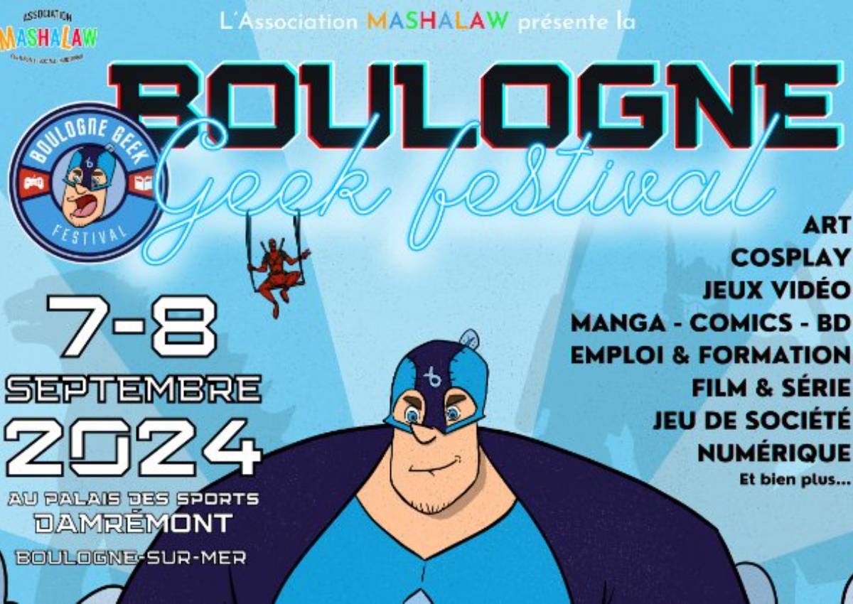 Affiche Boulogne Geek Festival 2024