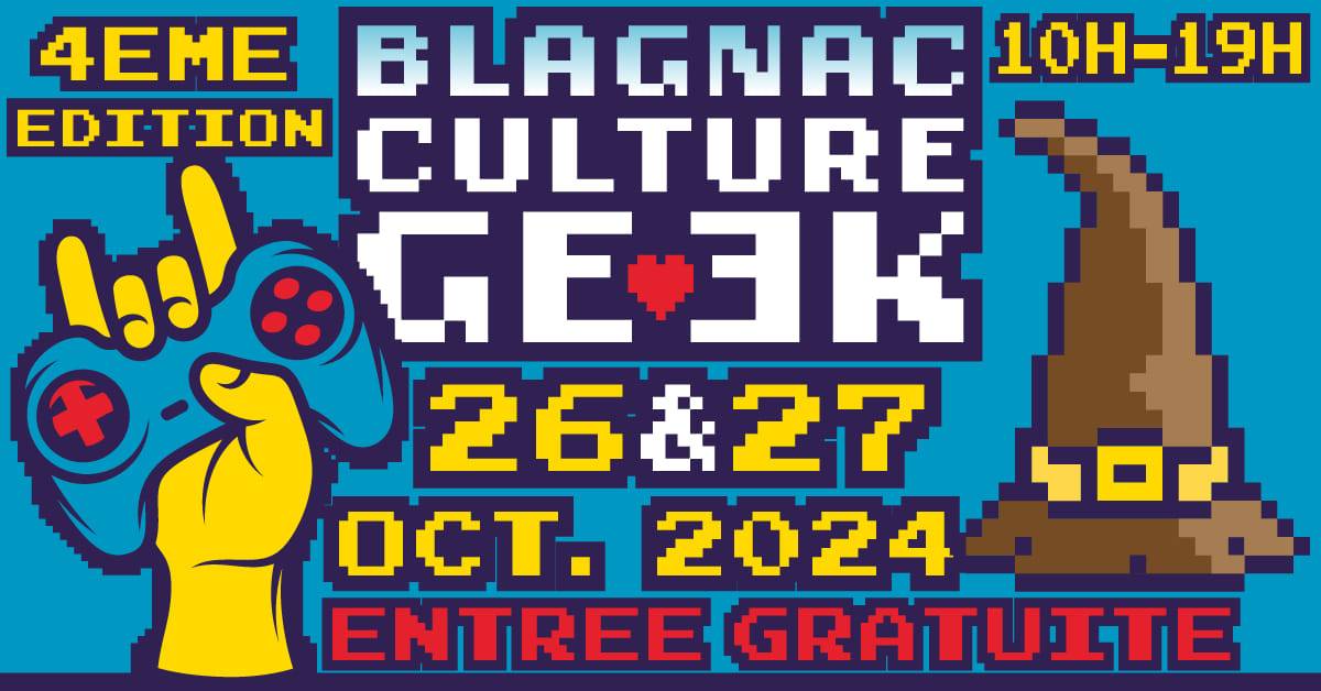 Affiche Blagnac Culture Geek 2024