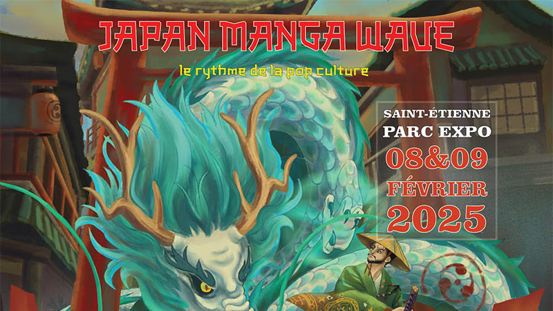 Affiche Japan Manga Wave Saint-Étienne 2025