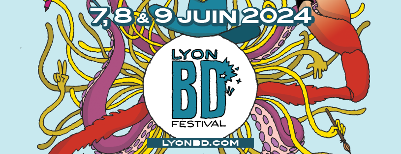 Affiche Lyon BD Festival 2024 - 19ème édition