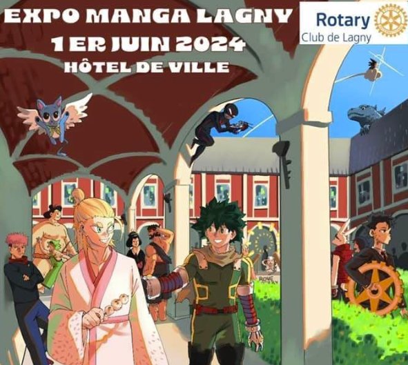 Affiche Expo Manga Lagny 2024