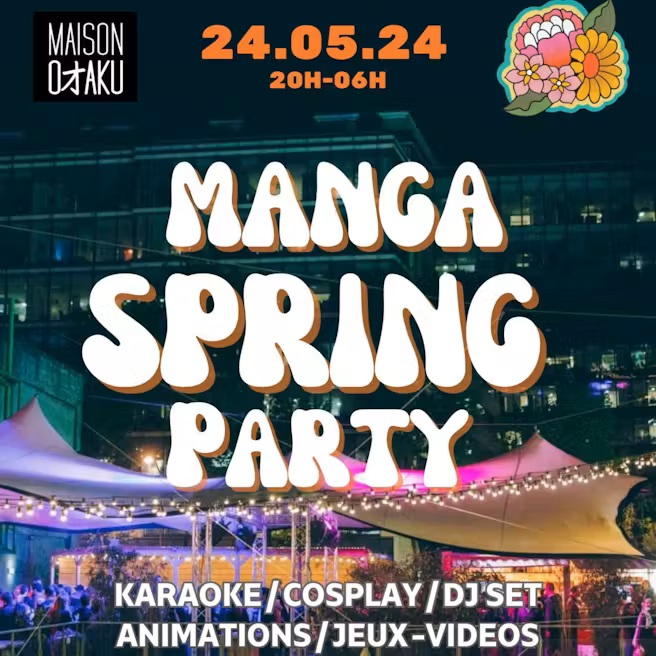 Affiche Manga Spring Party 2024